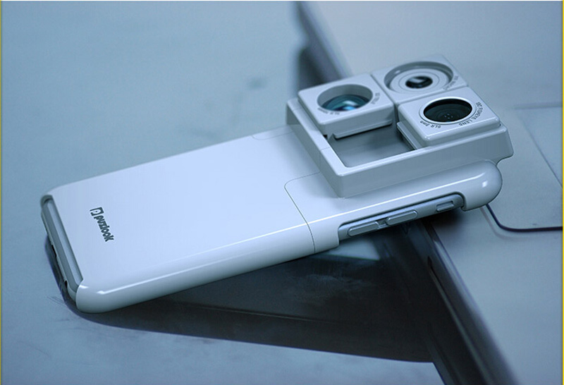 【Puzlook苹果iPhone6\/6s镜头滑块手机壳 黑色