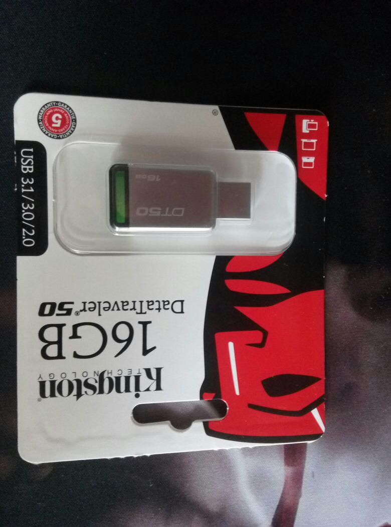 金士顿(kingston) dt50 usb3.1金属u盘64g