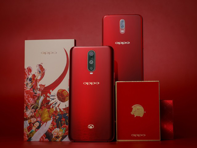 oppo r17 | r17 pro新年版绝对是新年送礼的最佳选择,喜庆的红色色调