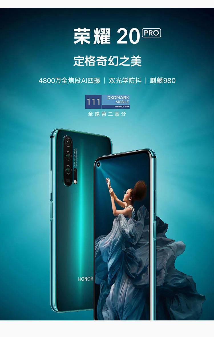 荣耀20 pro(8gb/256gb/全网通)