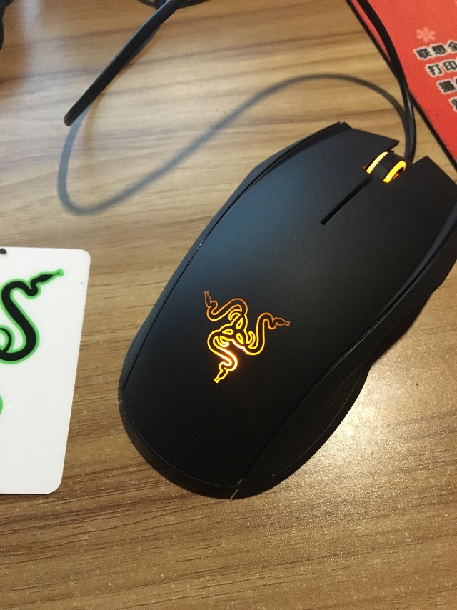 雷蛇(razer)金环蛇 krait 有线游戏鼠标6400dpi