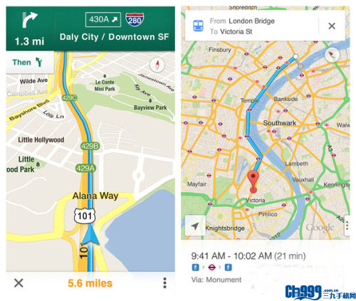 谷歌地图iOS 6版App Store发布-手机资讯频道-昆明三九手机网