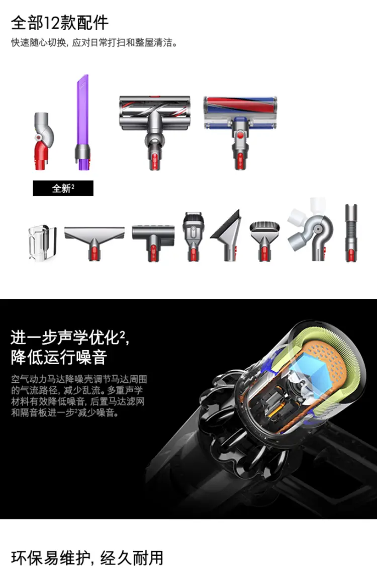 戴森v11吸尘器吸头介绍图片