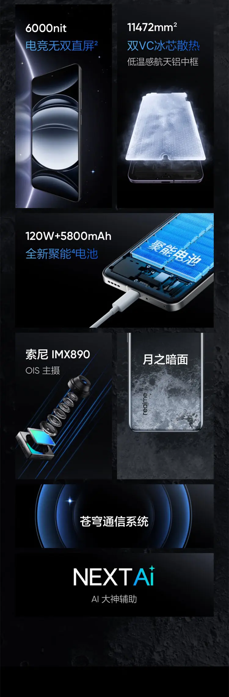 新品Realme GT6 12+256g 月之暗面 新品Realme GT6 12+256g 月之暗面