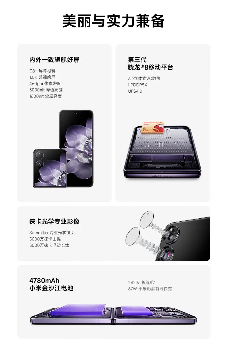 小米 MIX Flip 全网通5G版