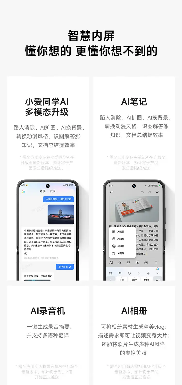 小米 MIX Flip 全网通5G版