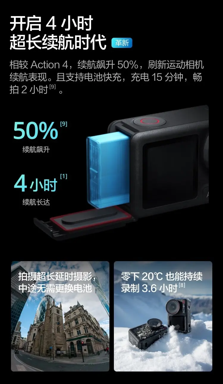 大疆 DJI Osmo Action 5 Pro 灵眸运动相机
