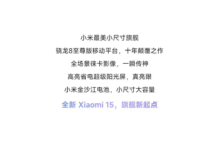 小米 15 全网通5G版