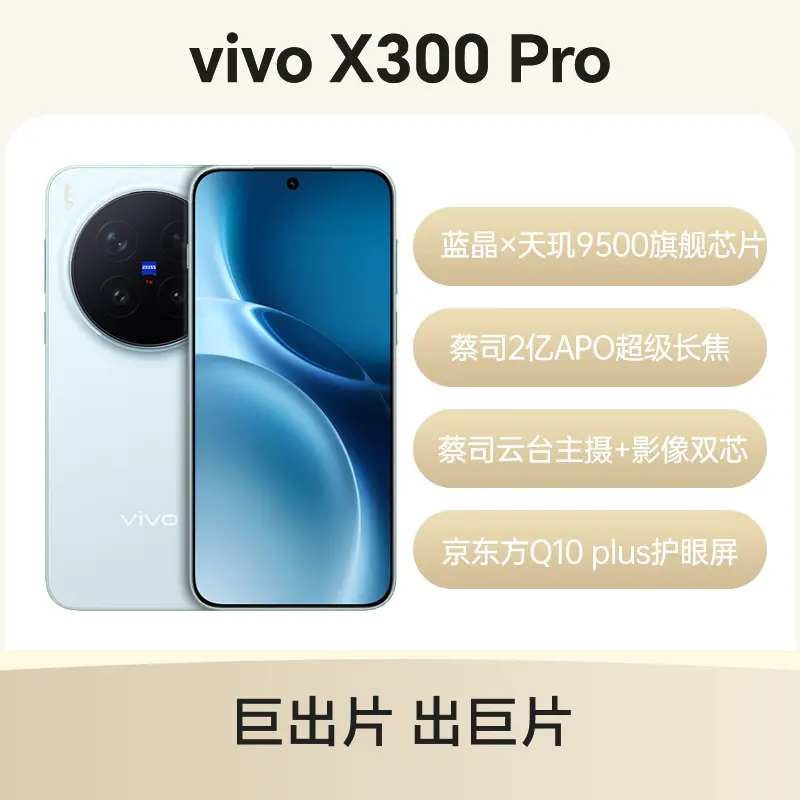 vivo X300 Pro全网通5G版自在蓝16GB+512GB 标准版vivo X300 Pro全网通