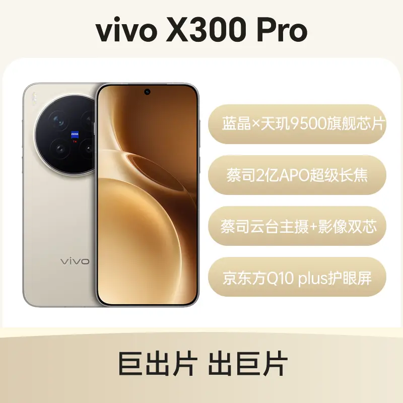 vivo X300 Pro全网通5G版旷野棕摄影师套装16GB+1TB vivo X300 Pro全