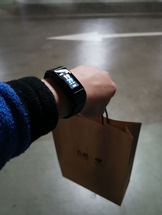 华为b5智能手环运动版 韵律黑