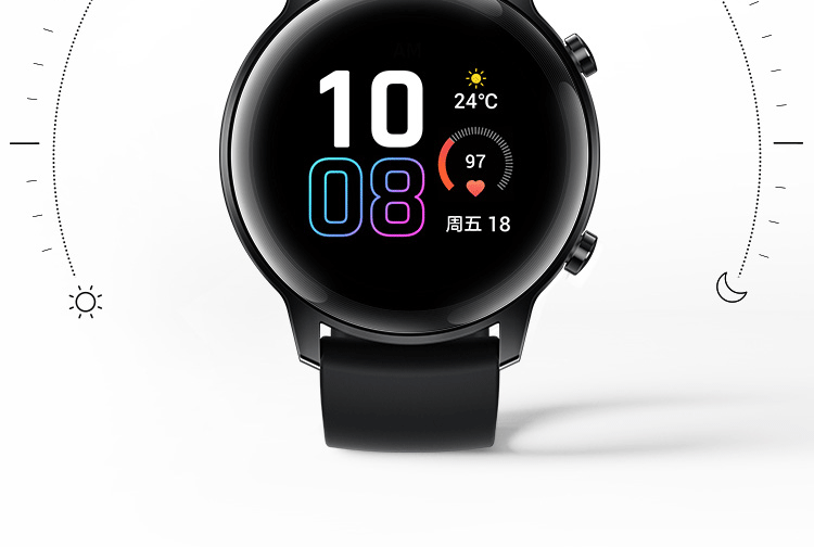 荣耀magicwatch 2 智能手表 42毫米 玛瑙黑色