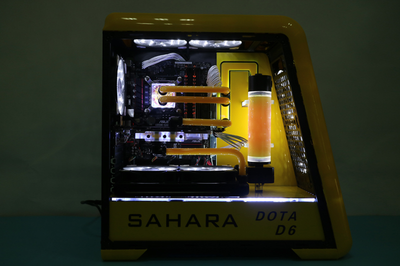 撒哈拉(sahara) d6水冷游戏主机 i5 最高主频3.