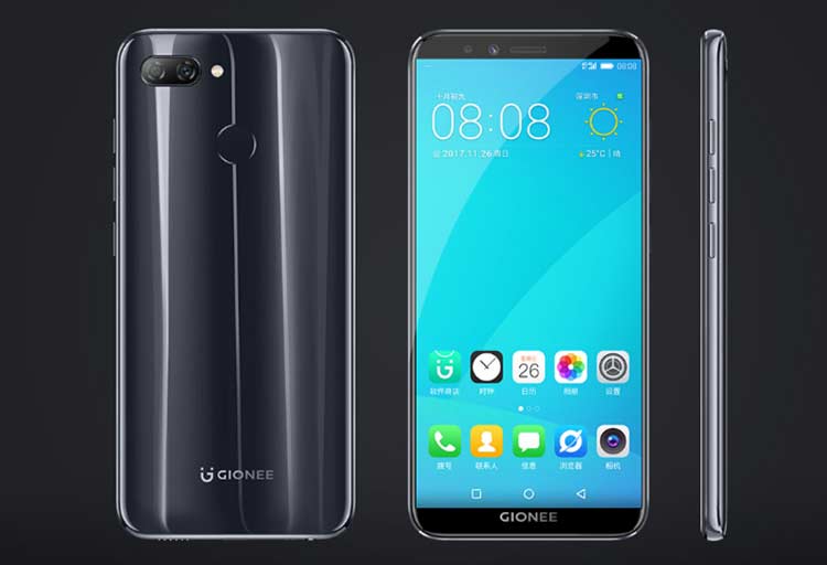 金立f6 移动4g 版曜岩黑 3gb 32gb