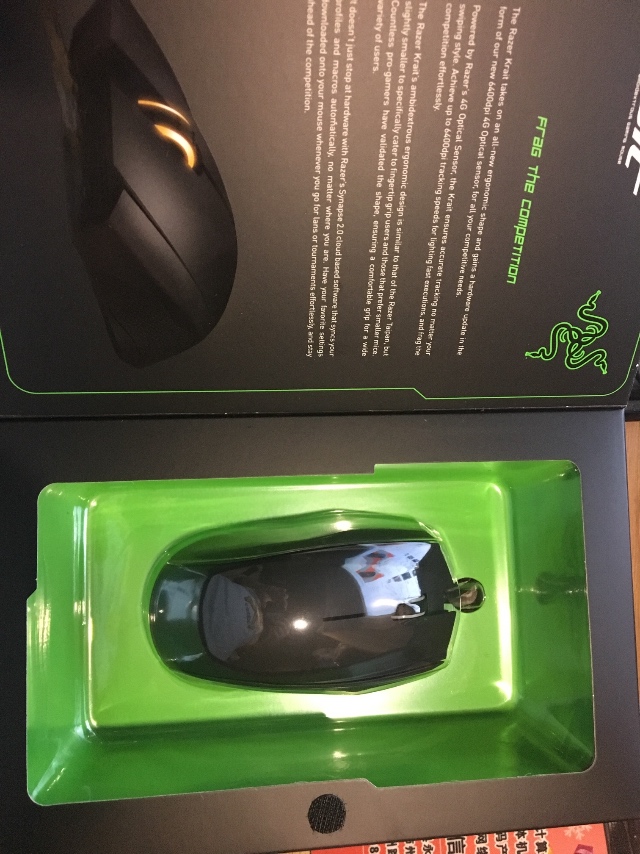 雷蛇(razer)金环蛇 krait 有线游戏鼠标6400dpi