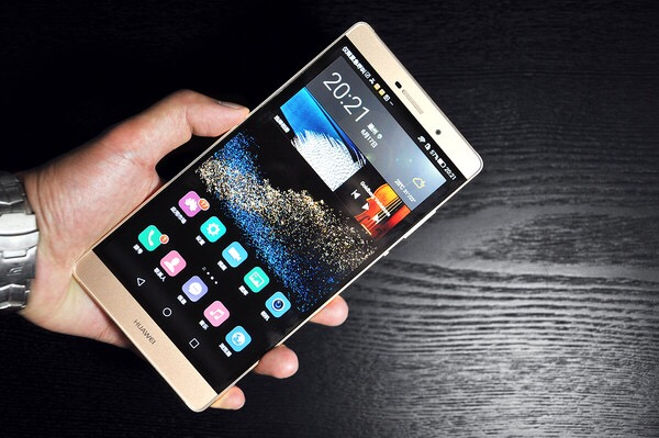 华为p8 max(dav-703l)双4g版日晖金 32gb