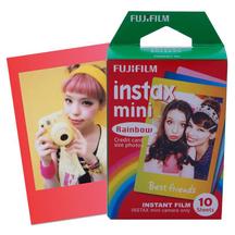 富士（FUJILILM）一次成像拍立得mini花边胶片/相纸  彩虹版个性选择，让你的照片美上加美！