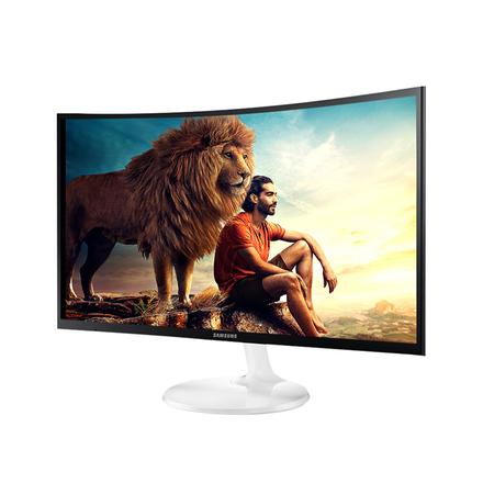 三星(samsung) c24f399fh 23.5英寸 曲面屏mva广视角高清显示器白色