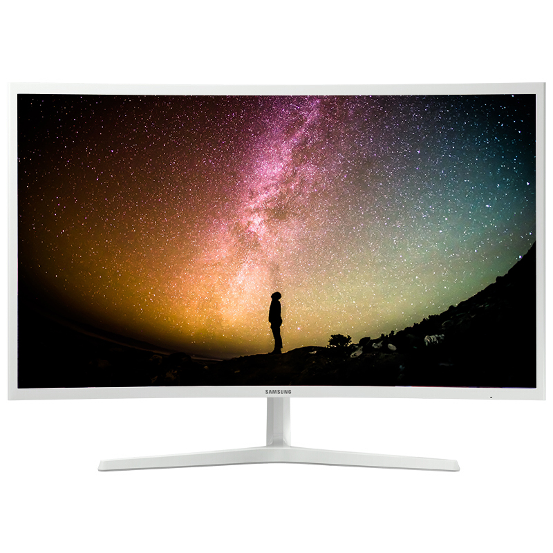 三星c32f395fwc 曲面显示器 白色 31.5英寸